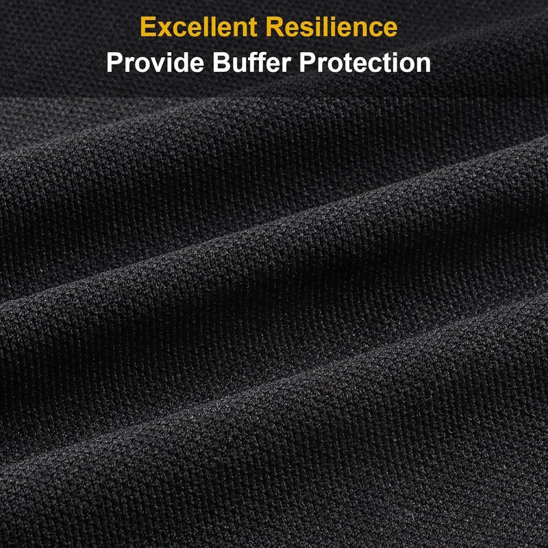 FINDUFA 2yard Acoustic Mesh Fabric, Transparent Acoustic Grill Cloth, Breathable for Replacement Speaker Grill Cloth Furniture Upholstery DIY Projects Renovation Vintage Speaker Black (72" x 54") - Image 3